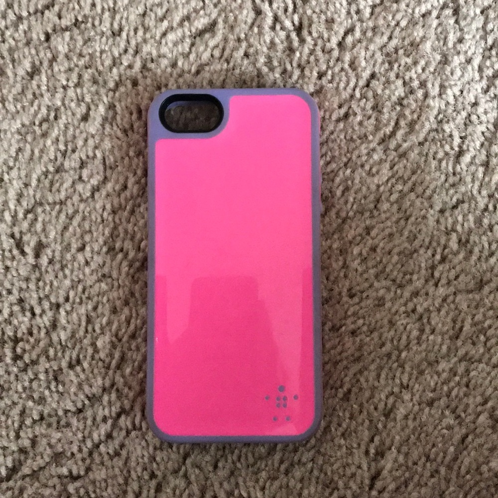 PINK&PURPLE BELKIN IPHONE 5 CASE
